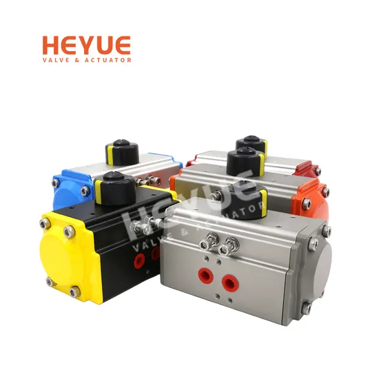 China Aluminium Alloy/Stainless Steel/Plastic Rotary Spring Return/Double Acting Pneumatic Actuator for Control/Diaphragm/Sanitary Valve